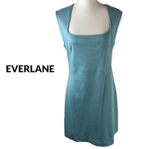 NWT Everlane Robin’s Egg Blue 100% Cotton Dress